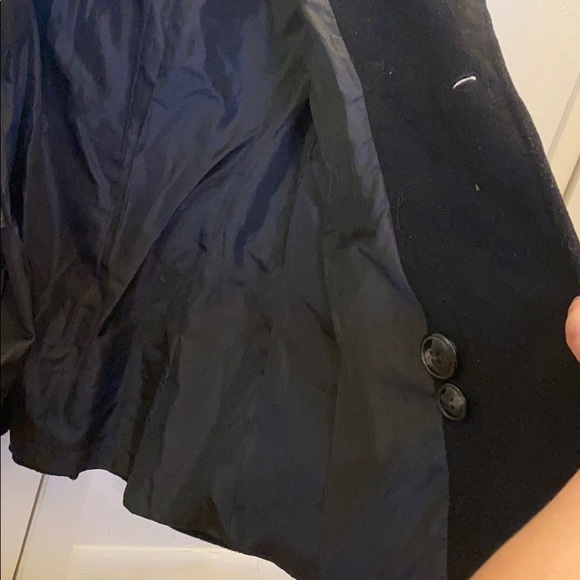 London Fog Wool Peacoat Petite Medium - Picture 5 of 6